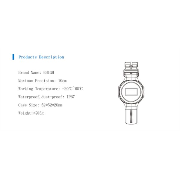 Personnel Positioning Wristband 78x60x21 Mm Social Distancing Alarm System