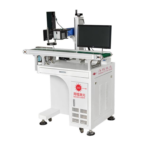 Buy CCD Visual Fiber Laser Marker 20KHz-80KHz Precise Positioning Fiber Marking Machine at wholesale prices