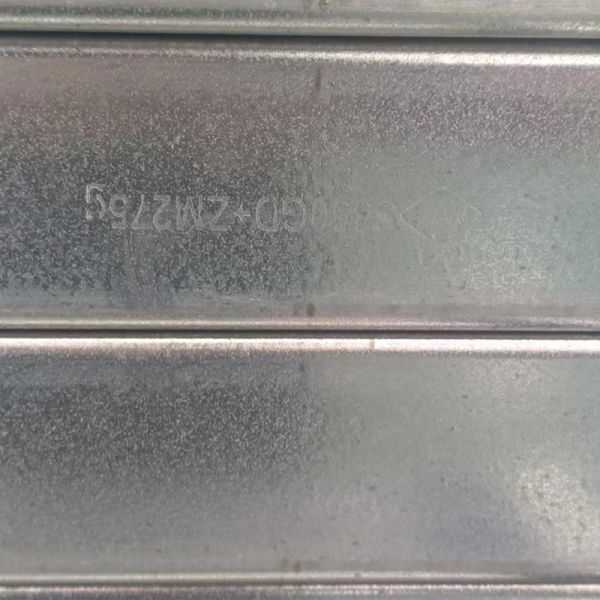 Lightweight Corrosion Resistant Zinc Magnesium Aluminum Square Tube Stock / Coated alloy square tube