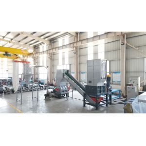 HDPE Blue Drum Foamed Container Four Shaft Axis Plastic Recycling Shredder