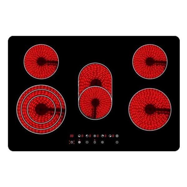 50Hz 8600W 90cm 5 Burner Induction Hob For Kitchen