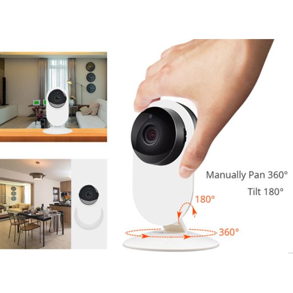 Smart Home 720P WiFi Surveillance Camera 360 Degree With Reset 3.6mm HD Lens