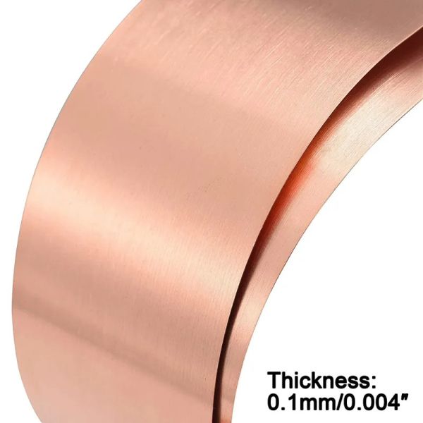Buy O Temper Rolled Copper Foil Copper Strip 0.1 mm Thick at wholesale prices
