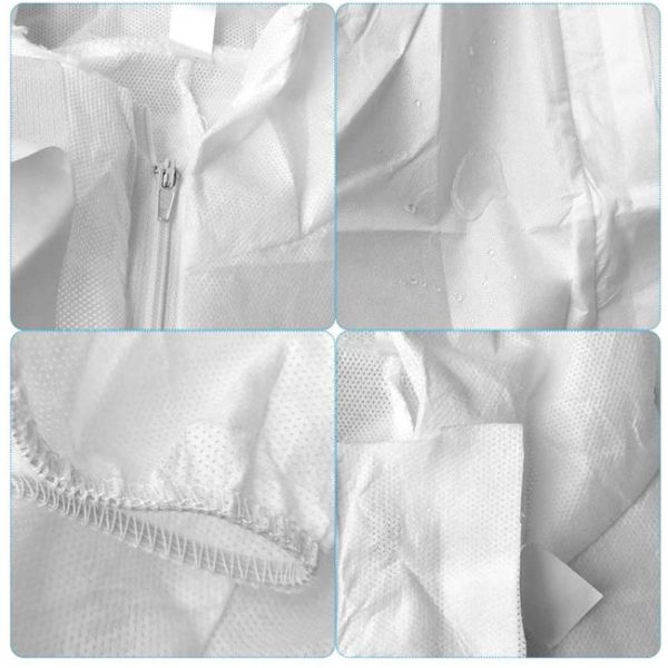 Lightweight Disposable Protective Suit For Cleaning Manufacturing Health Work
