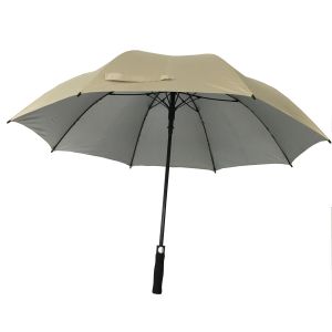 China 130CM Diameter Pongee Golf Umbrella With UV Coating on sale