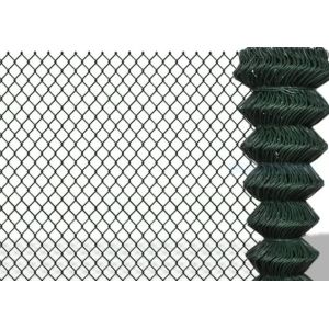 Pvc Coated 2.0-4.8mm Wire 8 Foot Chain Link Fence For Animal Enclosure