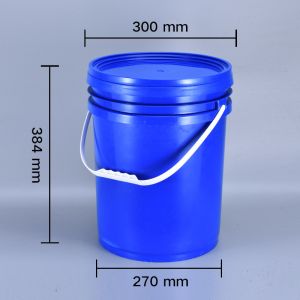 20L Plastic Container With Lid And Handle For Paint Oil Glue UMETASS Gallon