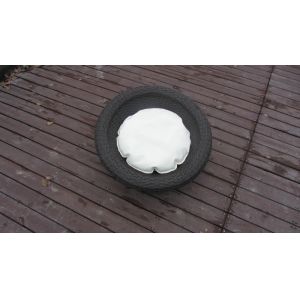 Pet Basket Pet Furniture With Aluminum Frame , Waterproof Wicker