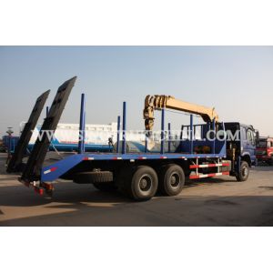 336HP Construction Boom Truck Crane With 12000kg Max Lifting Capacity