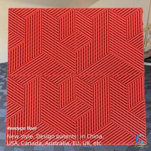 18mm Polypropylene Interlocking Garage Tile Plastic Garage Floor Tiles