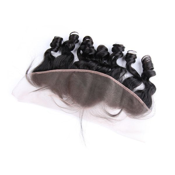 Loose Wace Swiss Lace Top Closure Unprocessed Natural Black 1B# Charming Style