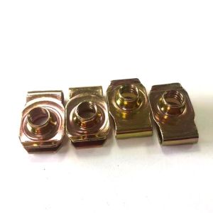 DIN34818 M6 Spring Slice Nuts Speed U Clip Spring Nut Sheet Spring Nuts With