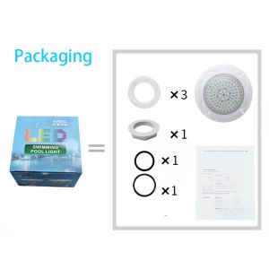 SMD2835 Inground Vinyl Pool Light 150x81mm WiFi Switch Control