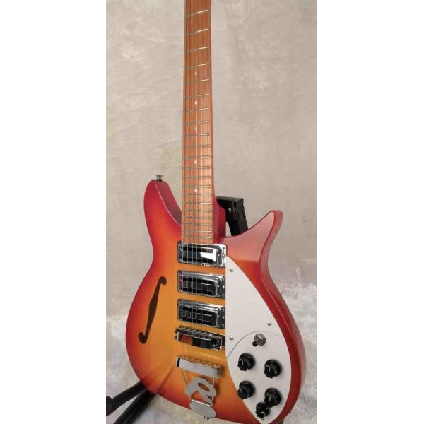 Custom F Hole Ricken 325 Electric Guitar in Cherry Red Body Kinds Color