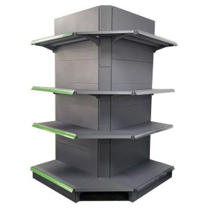 Quality 2023 New product Shelves China Factory Customized Inner and Outer Corner Shelf Shop Equipment for sale