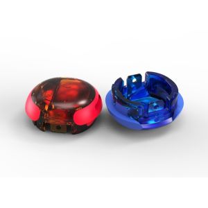 Wear Resistant Transparent Earphone Terminal (1*8) No.23570-C