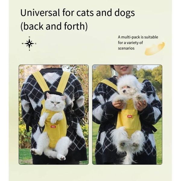 New Portable Pet Outing Bag Breathable Cat Bag Pet Carrier Pet Backpack Bag