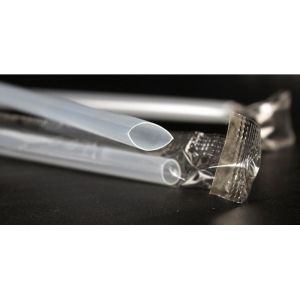 China 100% Bio degradable and Compostable PLA 6mm Black Bent Plastic Straw,PLA biodegradable cornstarch drinking straw made fr on sale