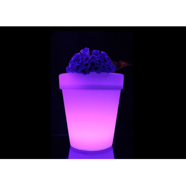 Buy Plastic Plant Container Light Up Furniture , Rechargeable Led Bar Furniture at wholesale prices
