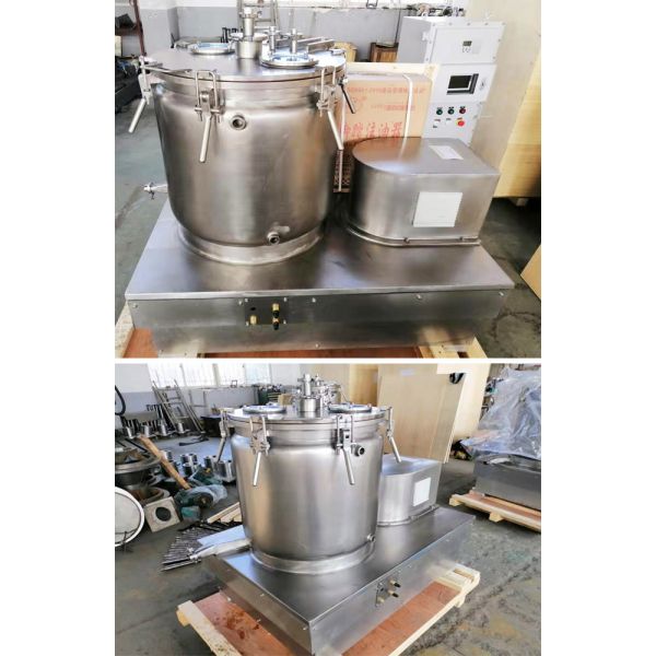 Cryo Low Temperature Solvent Manual Top Discharge Hemp Oil Extraction Machine