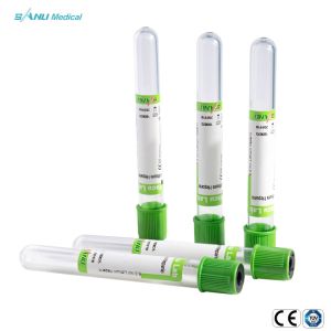 Disposable Blood Collection Green Top Heparin Tube CE