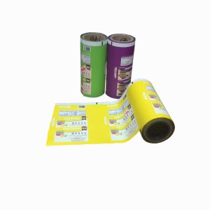 Metallized pet plastic film rolls cookie biscuit food packaging seal