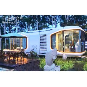 Modern Modular Space Capsule House with Galvanized Steel Frame