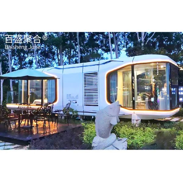 Buy Modern Modular Space Capsule House with Galvanized Steel Frame at wholesale prices