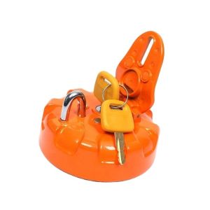 Double Locks Fuel Tank Cover Cap For Hitachi Excavator EX100-3 EX200-3 EX300-3