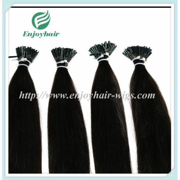 Pre-Bonded Hair 10"-28" 100s/pack 2# color Straight Human Hair Brazilian hair