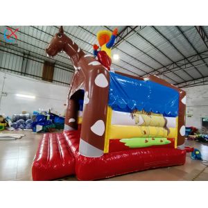 Customzied Inflatable Horse Theme Jumping House Inflatable Bouncy Castle