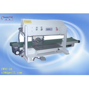 pcb depaneling 2 Blades Fiber Glass 0.6mm FR4 PCB Separation With Convey Belt