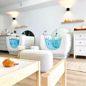 Newborn Baby SPA Bathtub Thermostatic With Shower Handle 1100x850x900mm