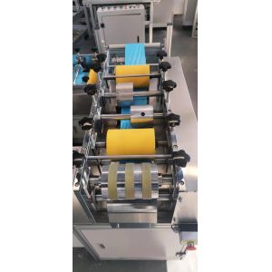 50Hz Non Woven Shoe Cover Making Machine , L1900mm Boots Cover Making Machine