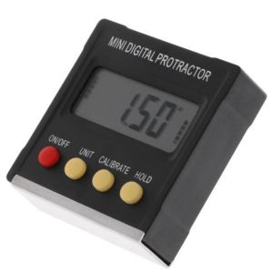 Quality 4x90 Degree Electronic Box Gauge Level Inclinometer Magnetic Base Measuring Tool for sale