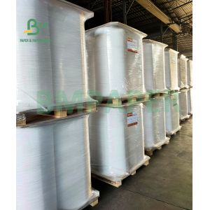 24g White Food Grade Kraft Paper For Drinking Straw Wrapped 32mm