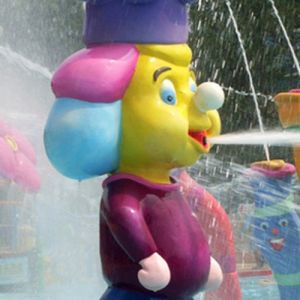 Fiberglass Aqua Park Equipment, Kids And Adults Water Game Aqua Play Structure