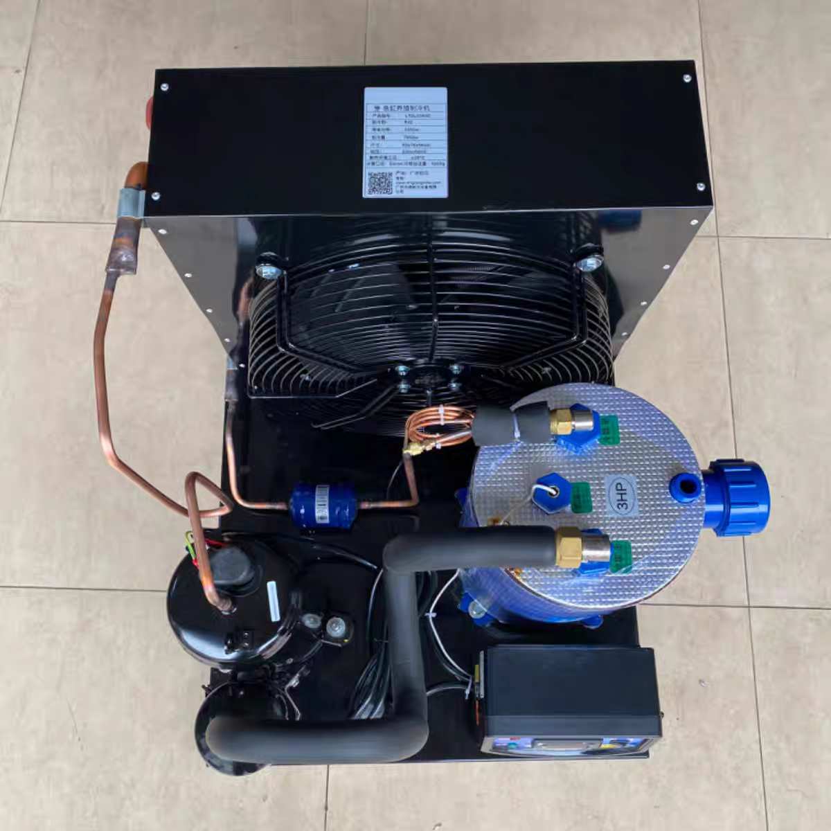 Aquaculture Applications and Reverse Flushing Function Cold Water System with