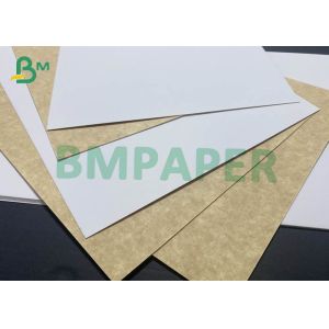 200g 250g Coated Board Kraftback 32”X 48”White Surface Printable Cardpaper