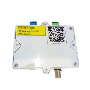 Output 2RF FTTH Mini Node Fiber Optic Device With External Power Adapter