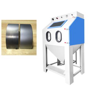 Automatic Vertical Sandblast Cabinet Industrial Sandblasting Machine