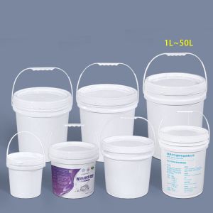 Quality 6L PP Plastic Bucket with Holder and Sealing Screw Lid Customized Color Printing for sale