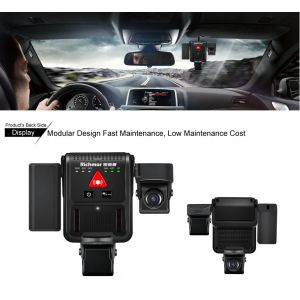 Driver Fatigue Detection Car Camera System with 4G GPS WIFI and Mini MDVR AI