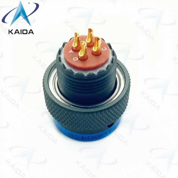 7.5A Mil Dtl 38999 Series Ii 4 Female Pins Olive Green Cadmium D38999 Series 2