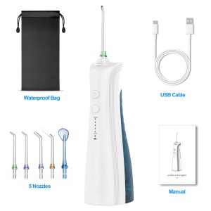 Quality 300ml Dental Irrigator with 40-110 PSI Water Pressure and 5 Customizable Nozzle Tips for sale