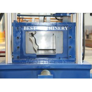 Galvanized Metal Rain 12m/Min Gutter Roll Forming Machine