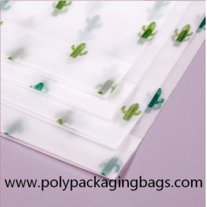 22*33cm Frosted PE Plastic Drawstring Pouch Bag