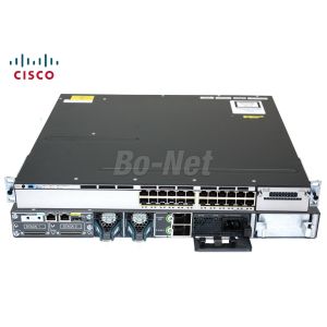 350W Power Supply Used Cisco Gigabit Switch Catalyst 3750X WS-C3750X-24T-L 24