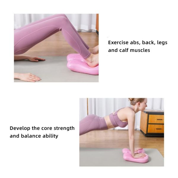 Air Balance Cushion Board Yoga Inflatable Stepper PVC Multifunctional Inflatable Balance Stepper