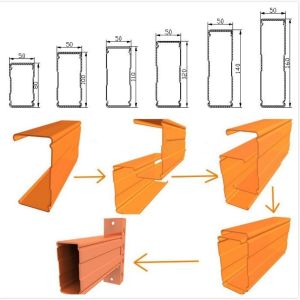 Automatically Racking Box Beam Roll Forming Machine Locking Box Beam Machine
